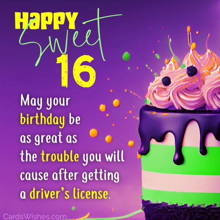 16th Birthday Wishes - How to Say Happy Sweet 16