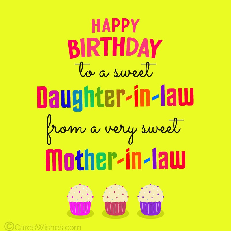 birthday messages for daughter-in-law from mother-in-law