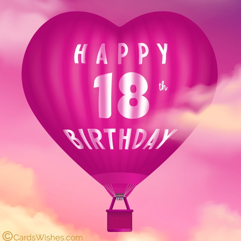 Happy 18th Birthday Wishes for 18-Year-Old Boy or Girl