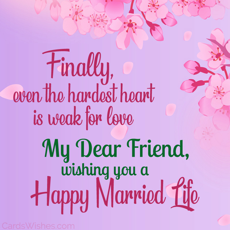 Wedding Wishes for Friend [60+ Congratulations Messages]