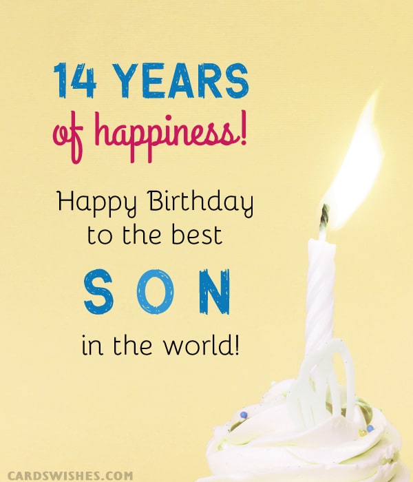 happy 14th birthday son quotes