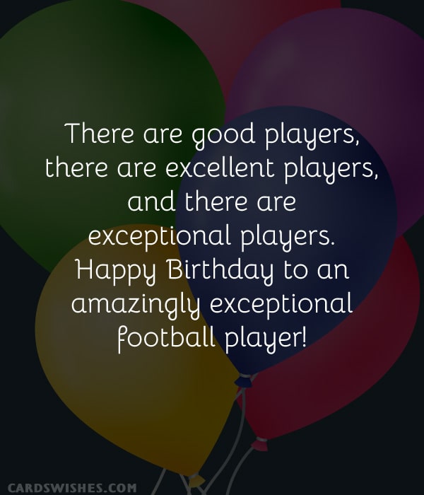 There are good players, there are excellent players, and there are exceptional players.