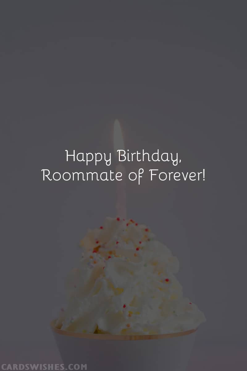 Happy Birthday, Roommate of Forever