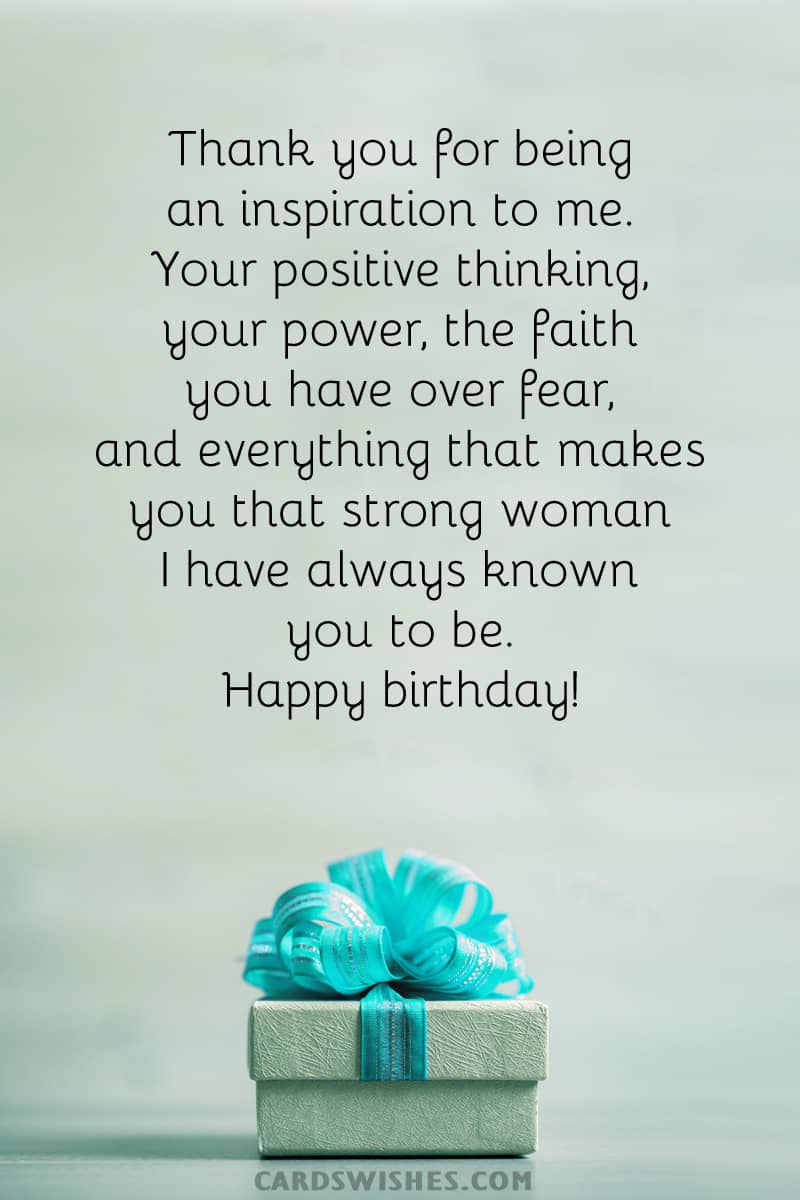 A birthday gift background representing birthday wishes for strong woman